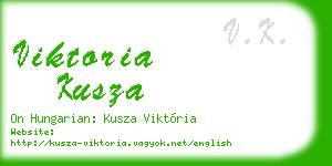 viktoria kusza business card